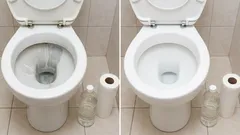 Rotolo di carta igienica e aceto: un modo semplice per rimuovere il calcare dal water e riportarlo al suo aspetto originale.